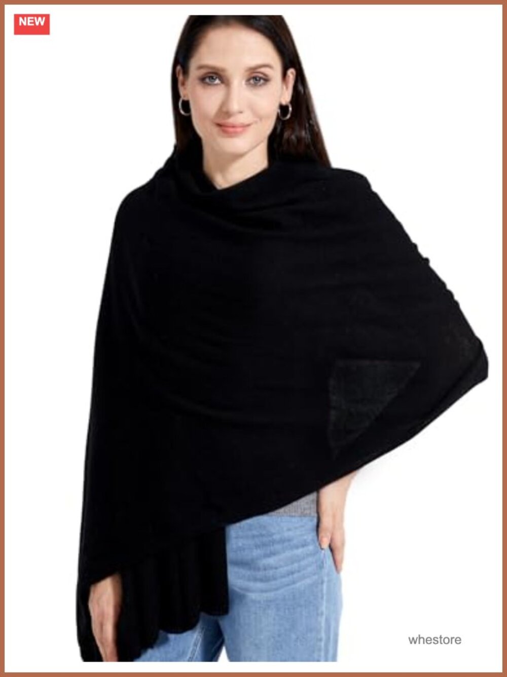 Cashmere Blend Wrap Pashmina Shawl Stole for Women, Travel, Extra Large